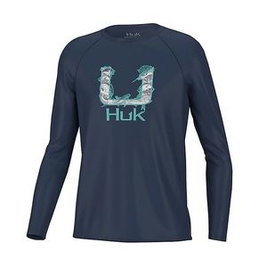 HUK Fish Story Pursuit UPF YM Shirt